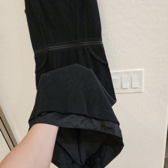 Prada Black Midi Dress Size 40 US4 Sleeveless - Picture 4 of 5